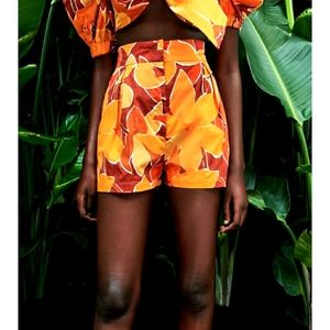 NWTs zara multi color shorts